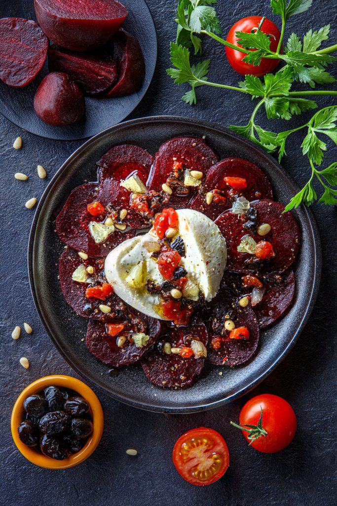 Carpaccio de betteraves