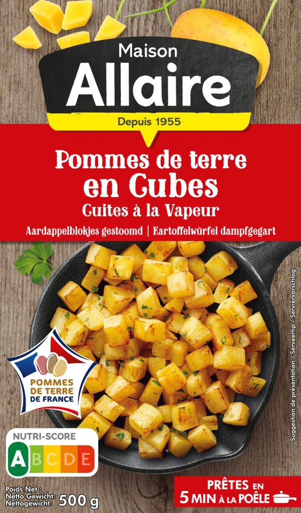 Pommes de terre en cubes