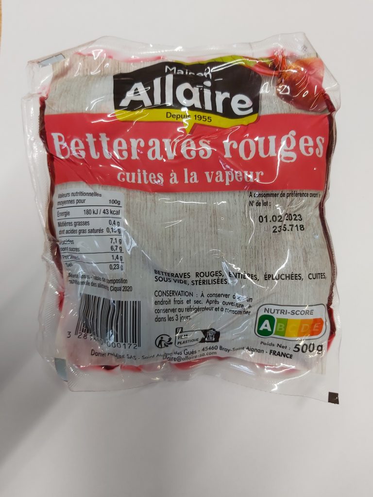 Betteraves rouges entières